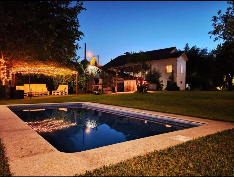 פונטה-ודרה A Vina De Lina. Turismo Rural Con Piscina Y Finca. מראה חיצוני תמונה