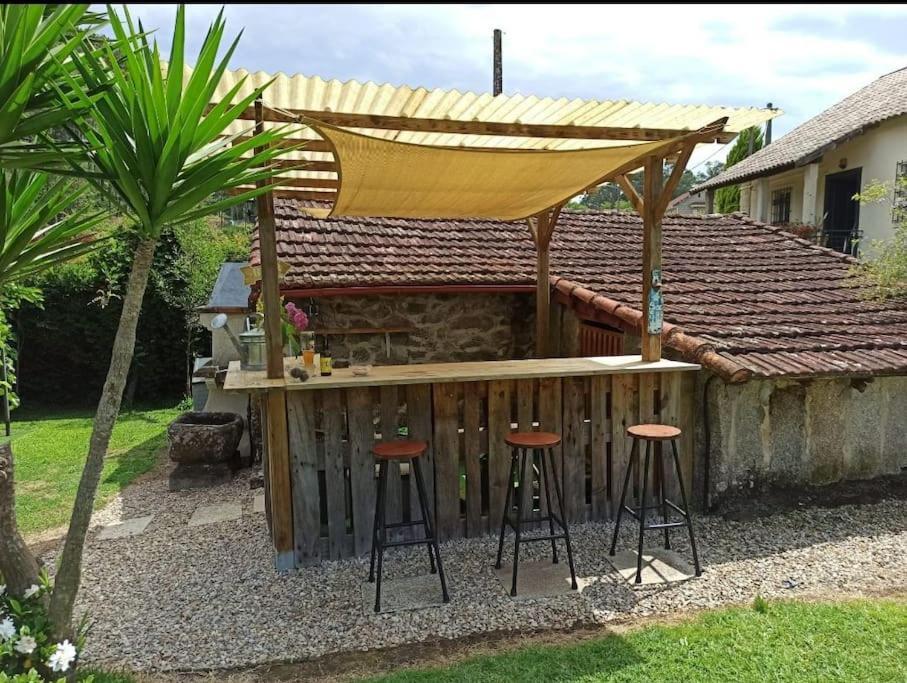 פונטה-ודרה A Vina De Lina. Turismo Rural Con Piscina Y Finca. מראה חיצוני תמונה